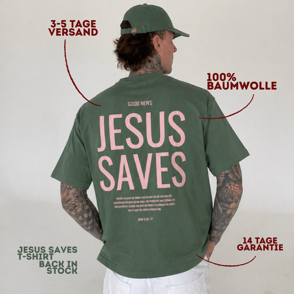 JESUS SAVES T-SHIRT