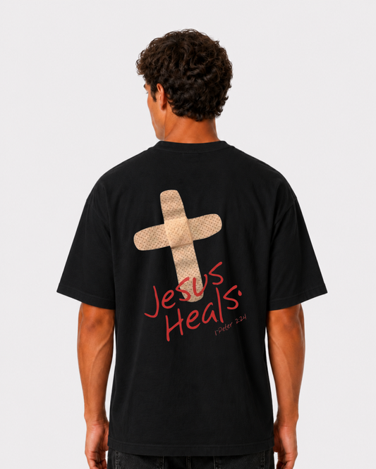 Jesus heals Backprint T-Shirt II