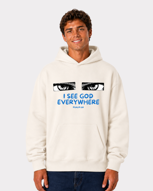 I SEE GOD EVERYWHERE Oversized Hoodie