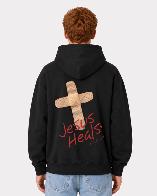 JESUS HEALS Oversized Hoodie