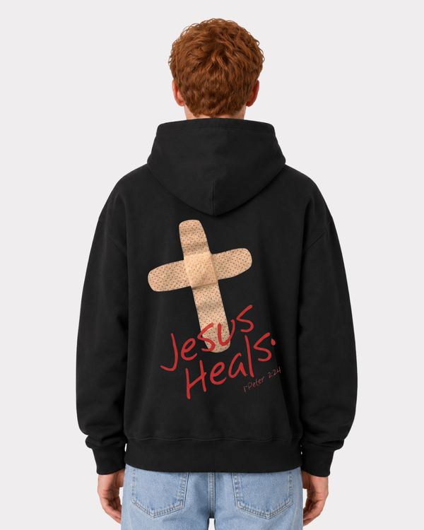 JESUS HEALS Oversized Hoodie