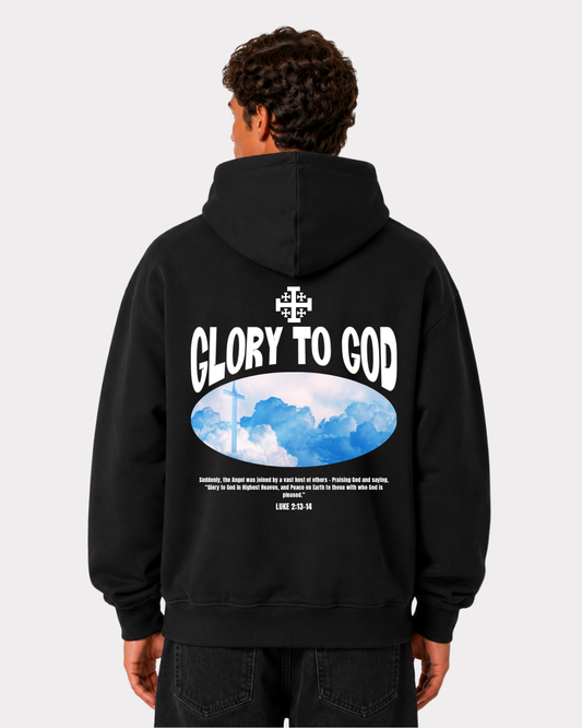 GLORY TO GOD Oversized Hoodie