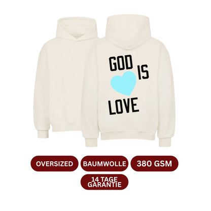 GOD IS LOVE Oversized Hoodie