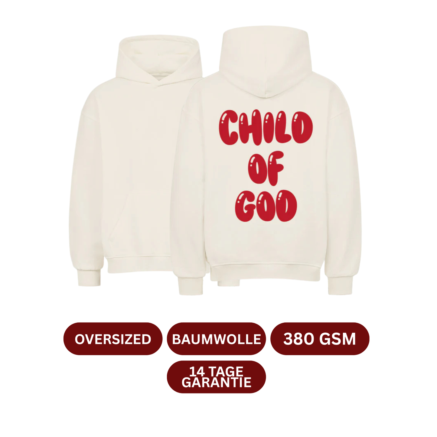 CHILD OF GOD Oversized Hoodie