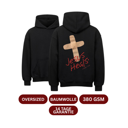 JESUS HEALS Oversized Hoodie