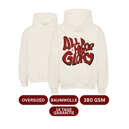 ALL FOR HIS GLORY Oversized Hoodie